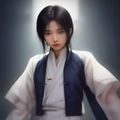 KaiYun安全架构师林晓薇的专业证件照，技术风格着装，背景为服务器机房